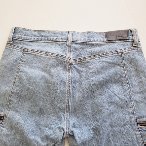 Carmar Alonso skinny stretch jeans zipper thigh distressed - Picture 11 of 11